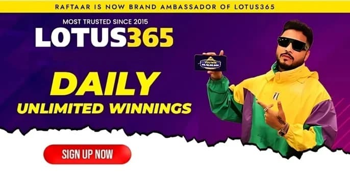 Suniel Shetty promoting 365Lotus cashout feature