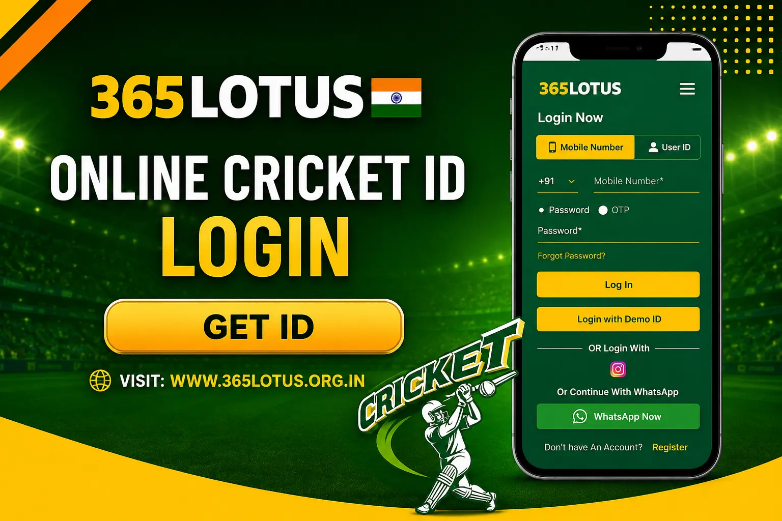 Cricket Events You Can Explore with 365Lotus Online